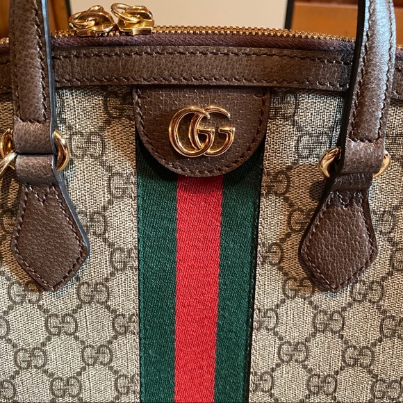 Gucci Ophidia GG Medium Satchel - Picture 6 of 16